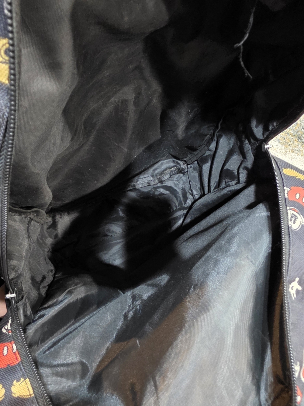 Disneyland Resort Black Mickey Pattern Backpack - Picture 9 of 14